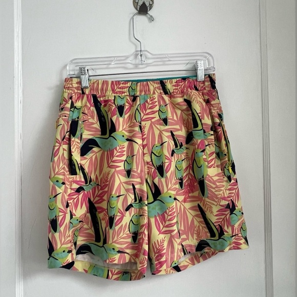 Birddogs Mens Size S Shorts Lined Parakeet Petes Boom For Your Boomstick - Picture 2 of 4